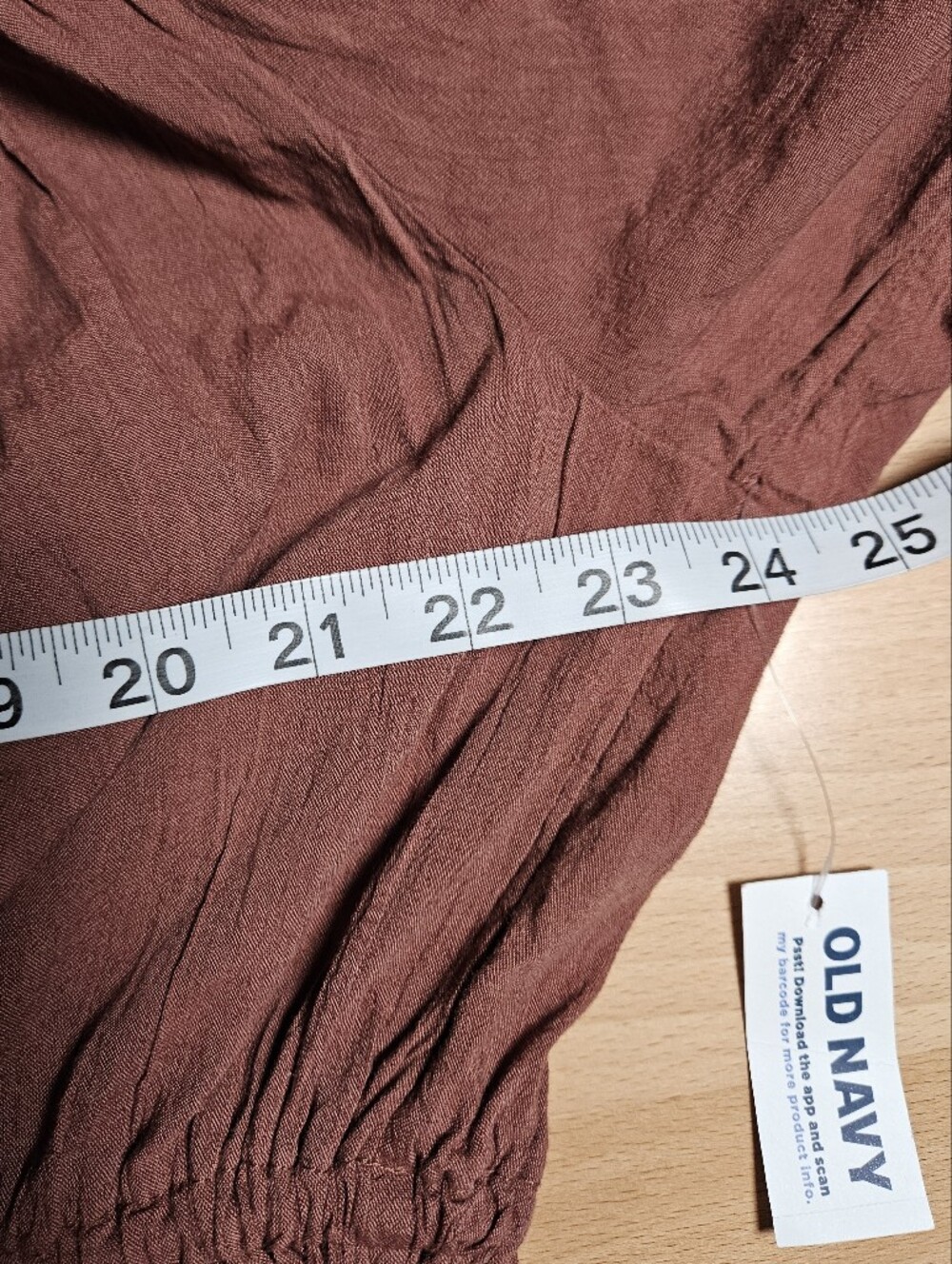 Old Navy Waist-Defined Prairie Long-Sleeve Midi Dress Brown Sz 4X Boho Cottage - Picture 5 of 7